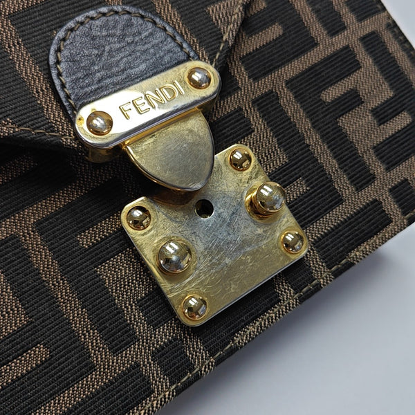 Canvas Shoulder Bag Brown