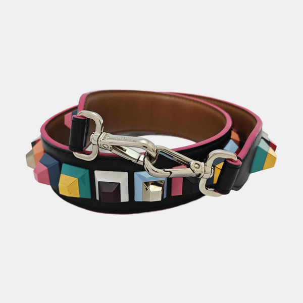 Leather Bag Strap Multicolor