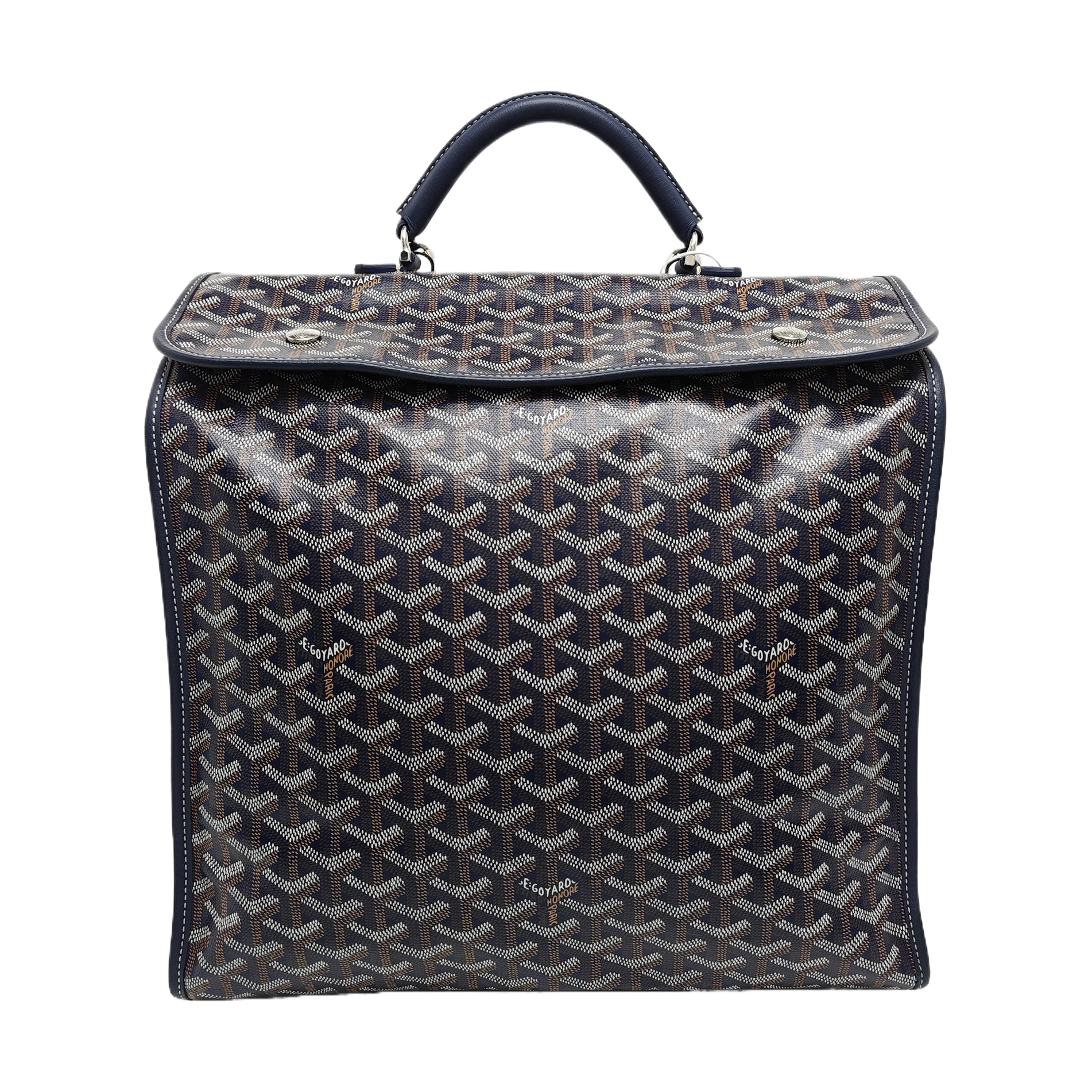 Saint Léger Coated Canvas Blue