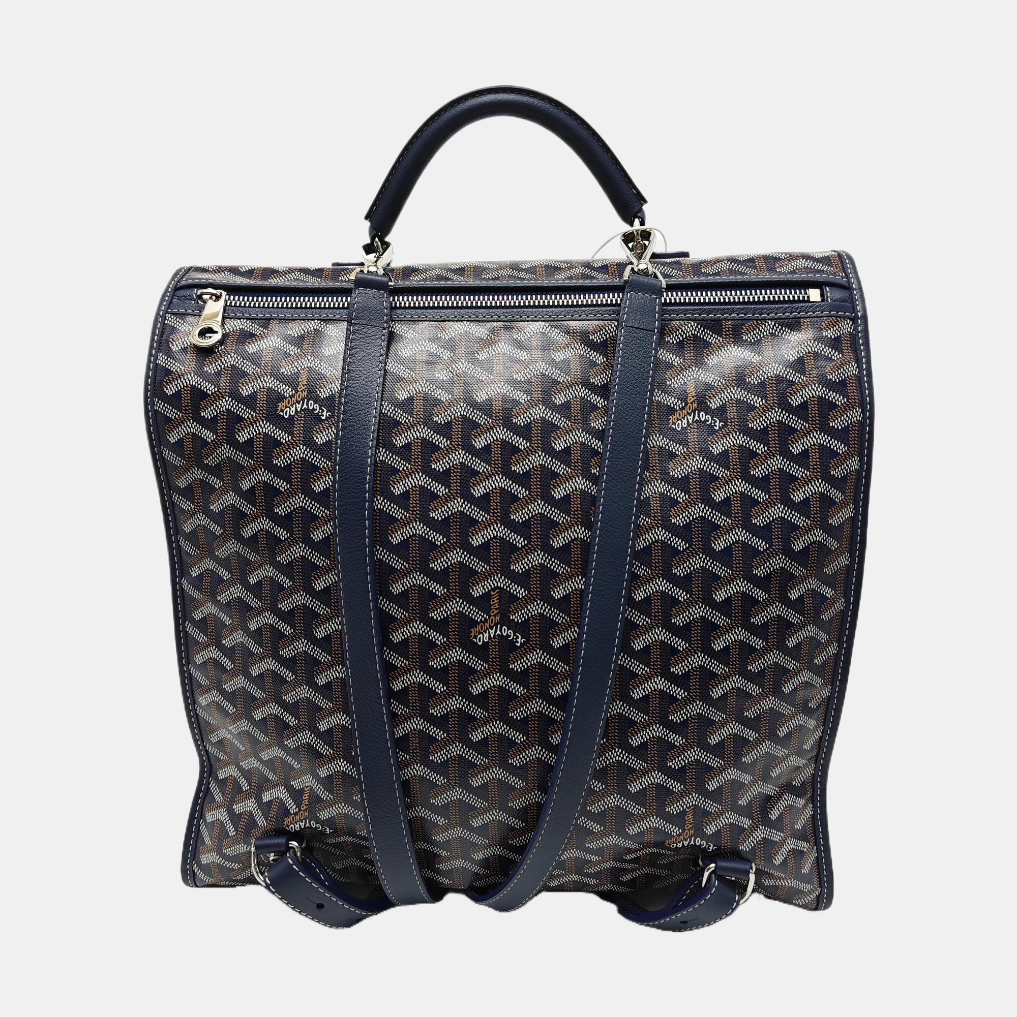 Saint Léger Coated Canvas Blue