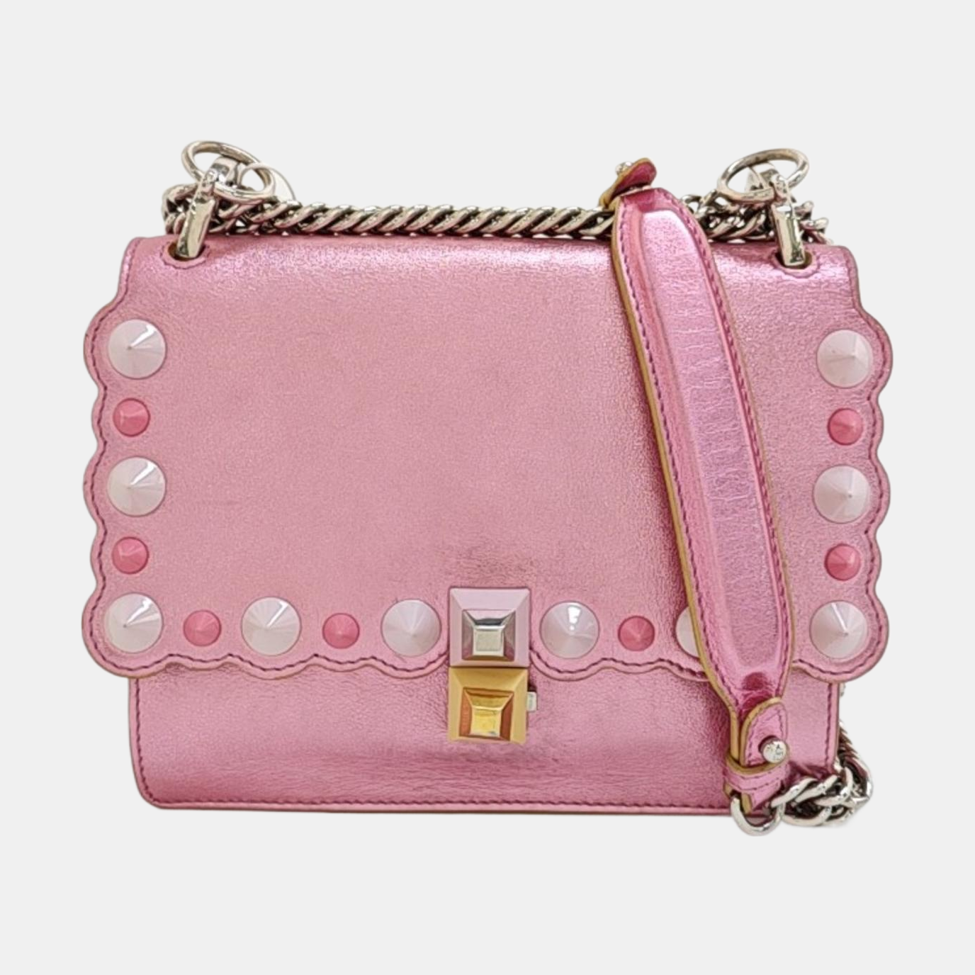 Kan I Mini Calfskin Pink