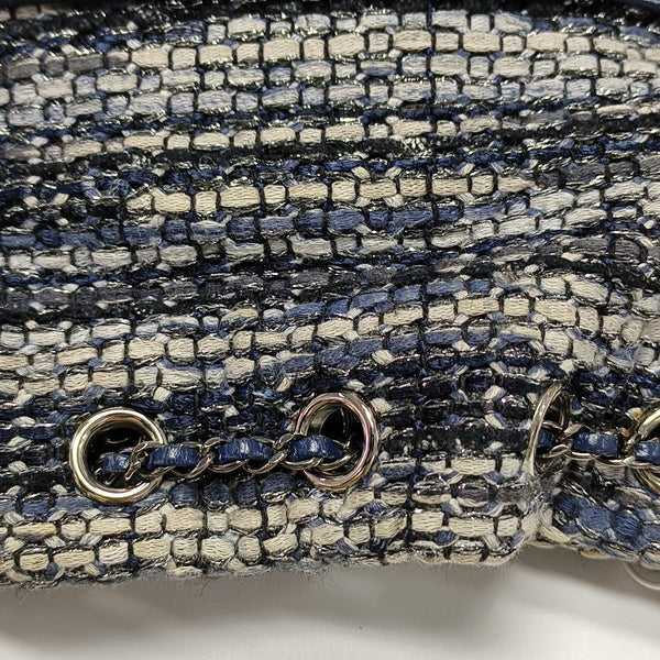 GABRIELLE Small Quilted Wool Blue