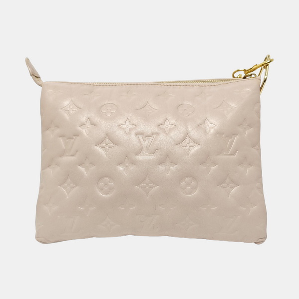 COUSSIN PM Monogram Lambskin Red
