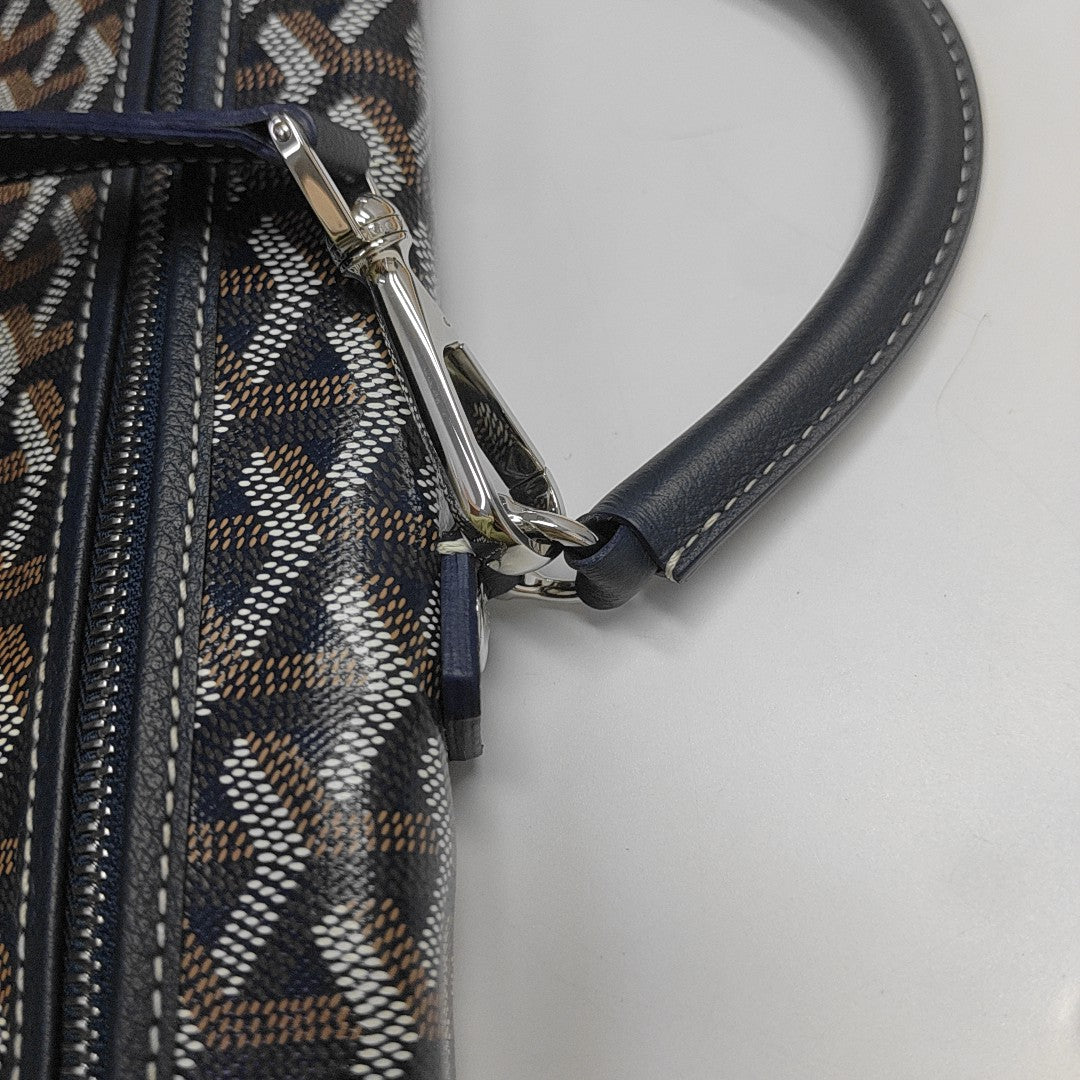 Saint Léger Coated Canvas Blue