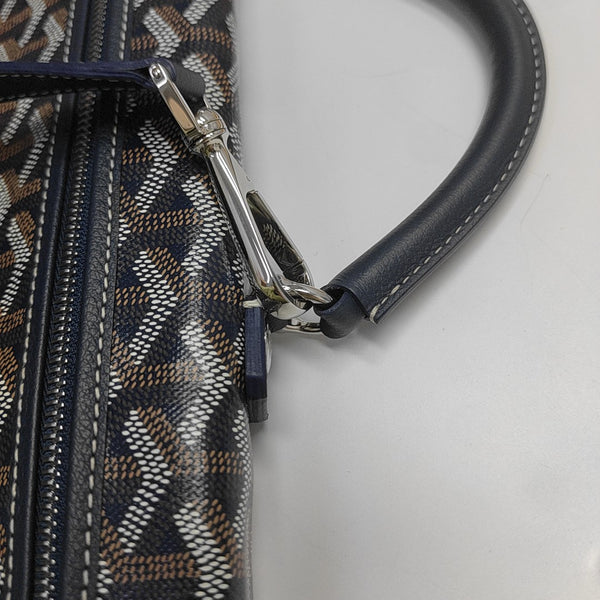 Saint Léger Coated Canvas Blue