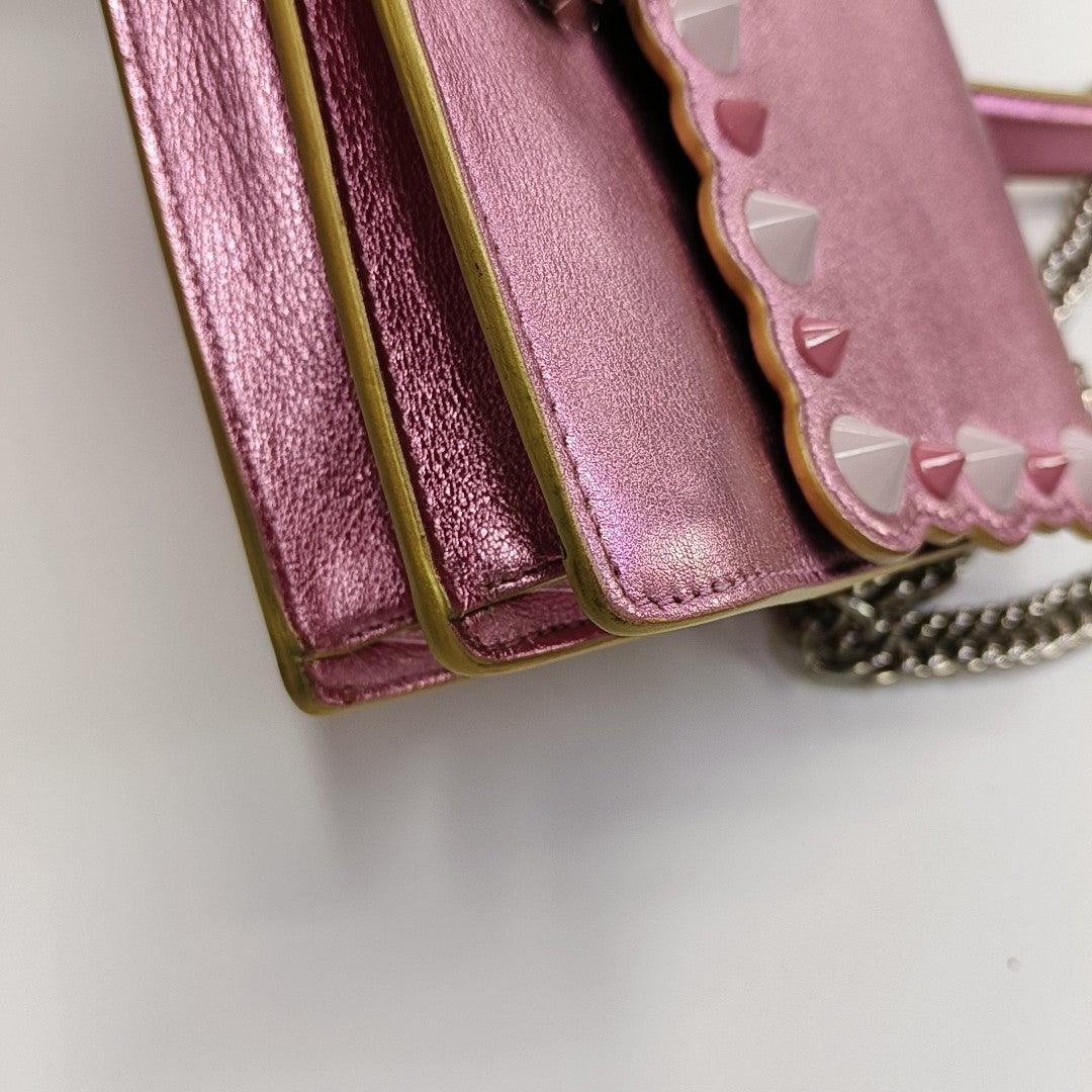 Kan I Mini Calfskin Pink