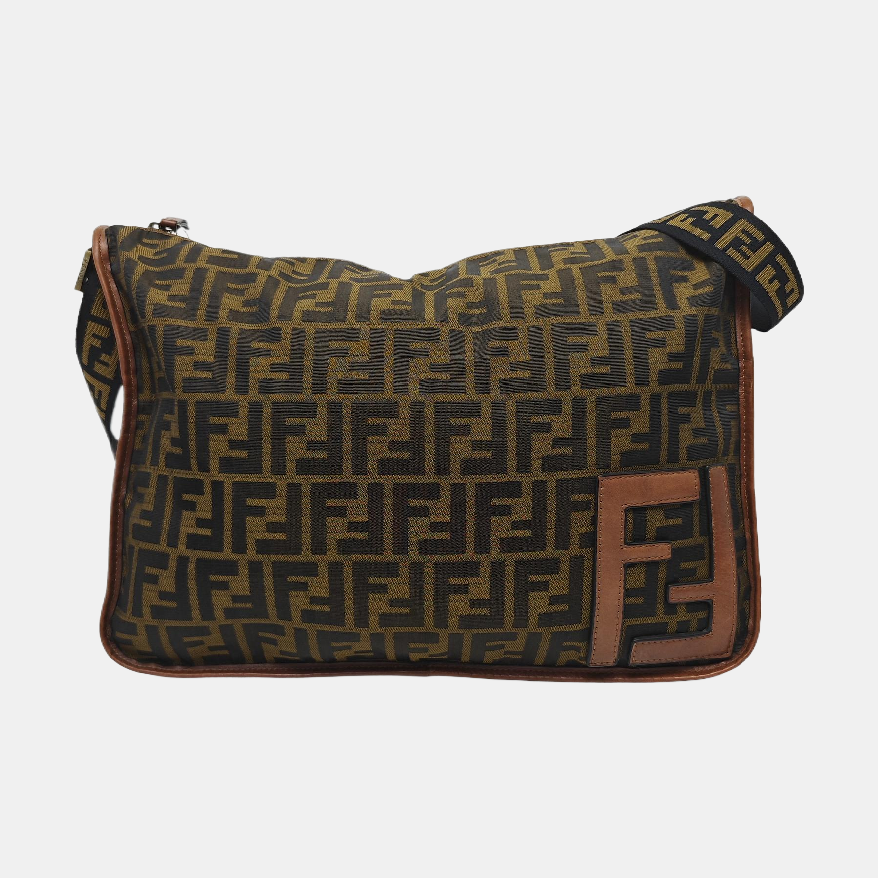 Canvas Shoulder Bag Brown
