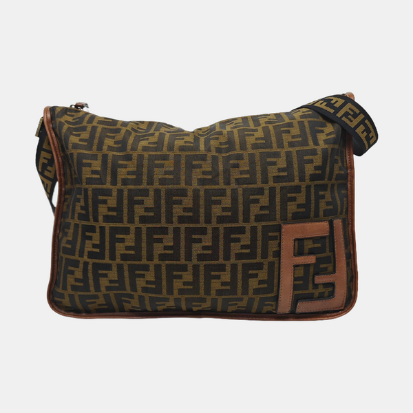 Canvas Shoulder Bag Brown