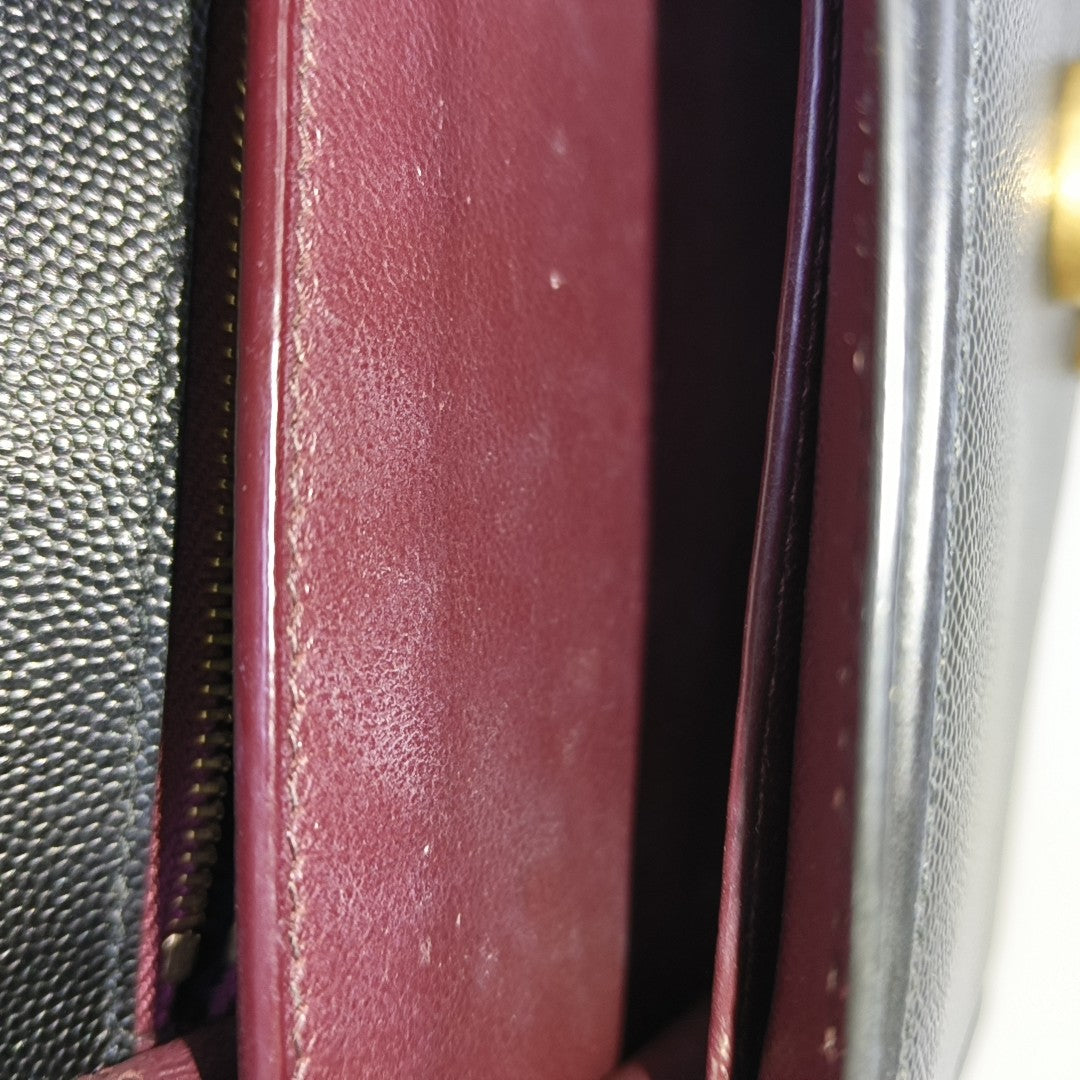 CASSANDRA Calfskin Black