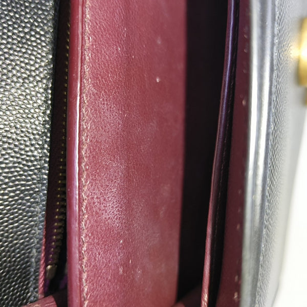 CASSANDRA Calfskin Black