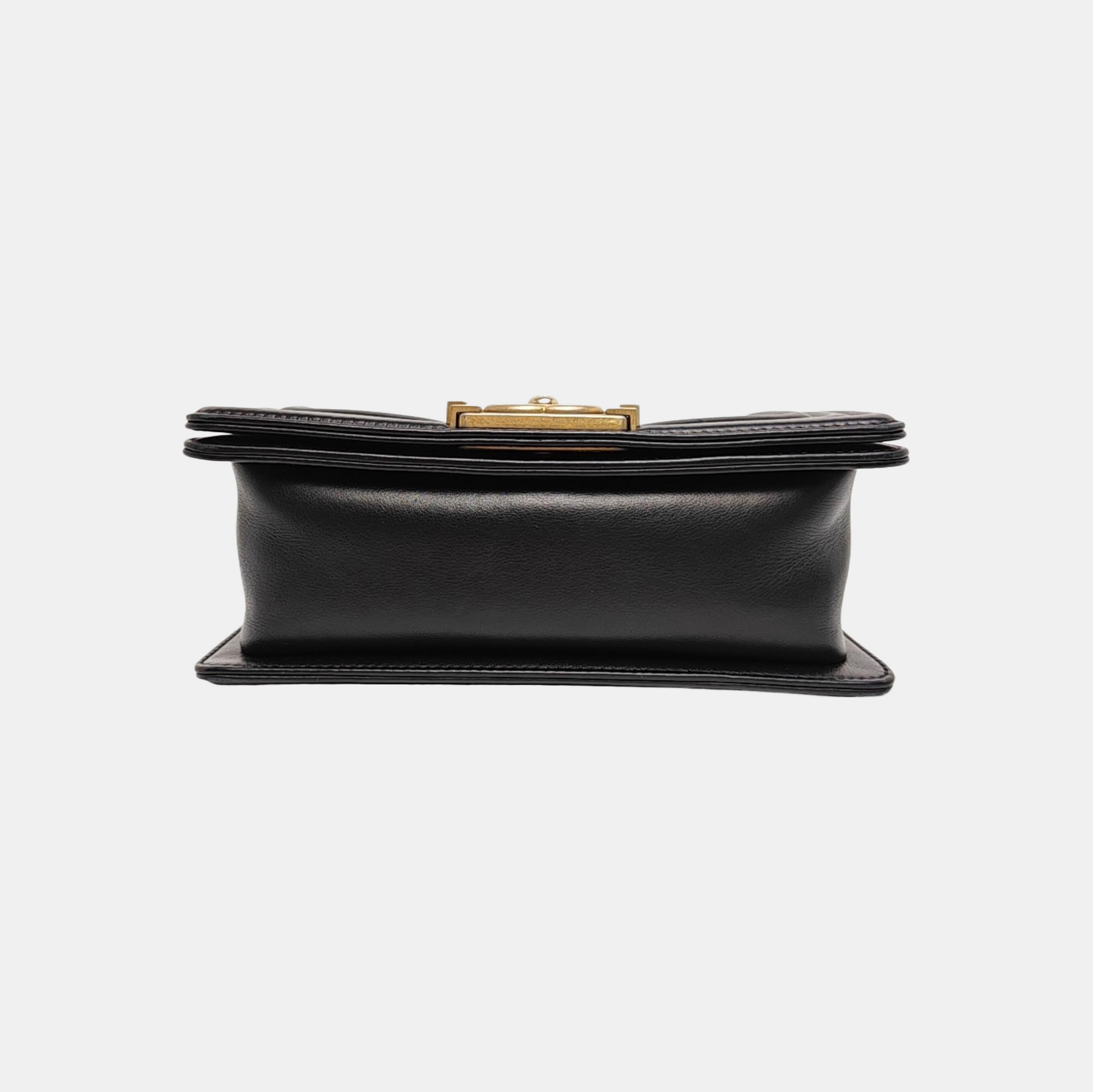 BOY CHANEL Small Quilted Calfskin Blue