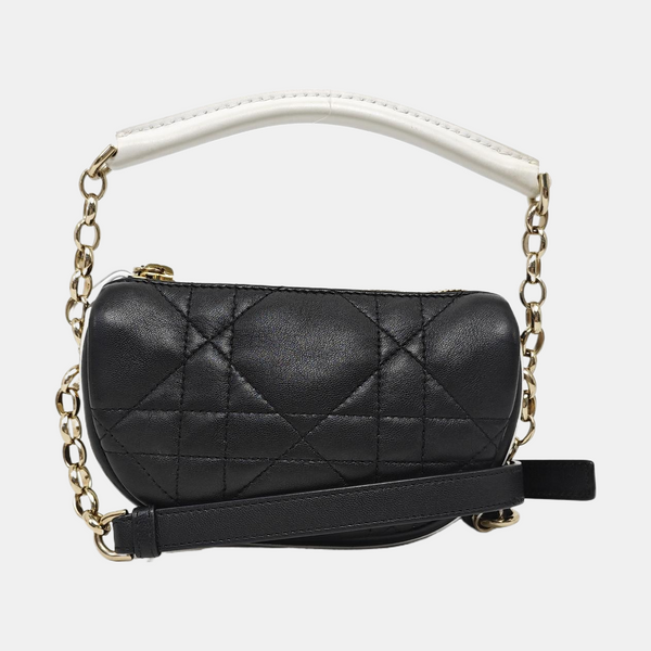 Vibe Super Mini Cannage Lambskin Black