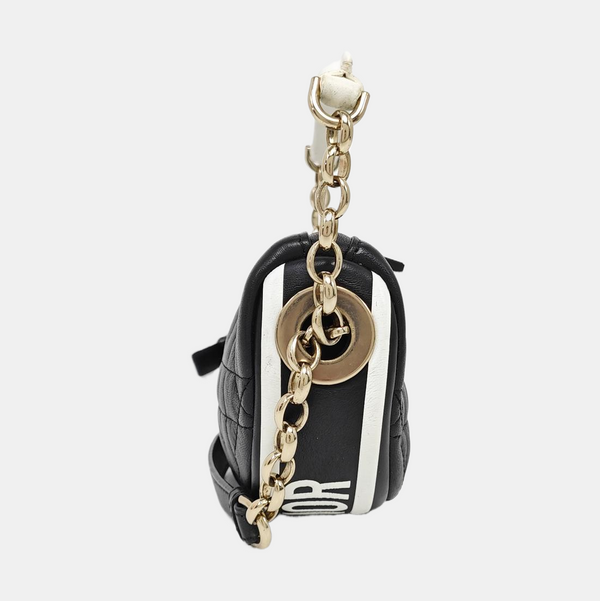Vibe Super Mini Cannage Lambskin Black