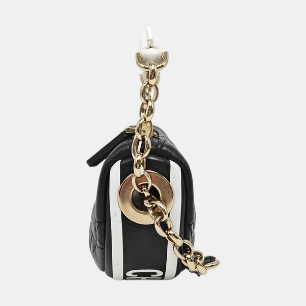 Vibe Super Mini Cannage Lambskin Black