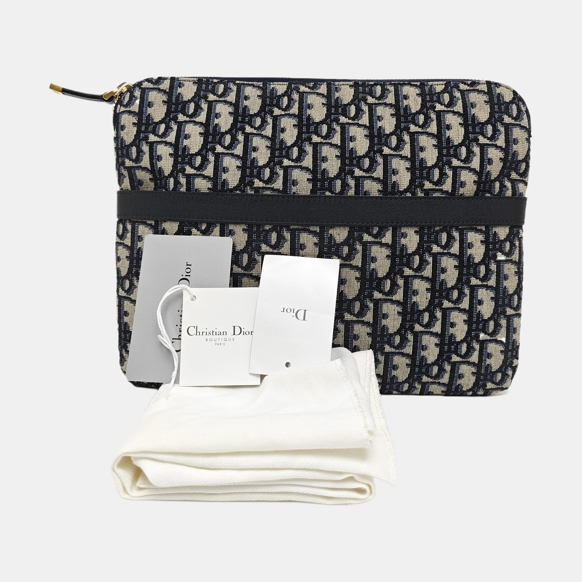 Travel Kit Large Oblique Canvas Blue