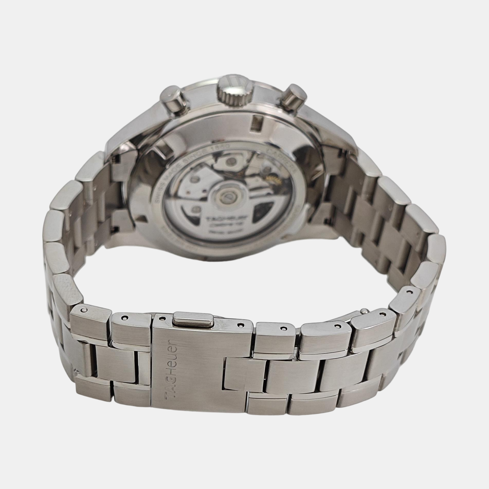 Carrera Tag Heuer 41mm White Automatic Watch