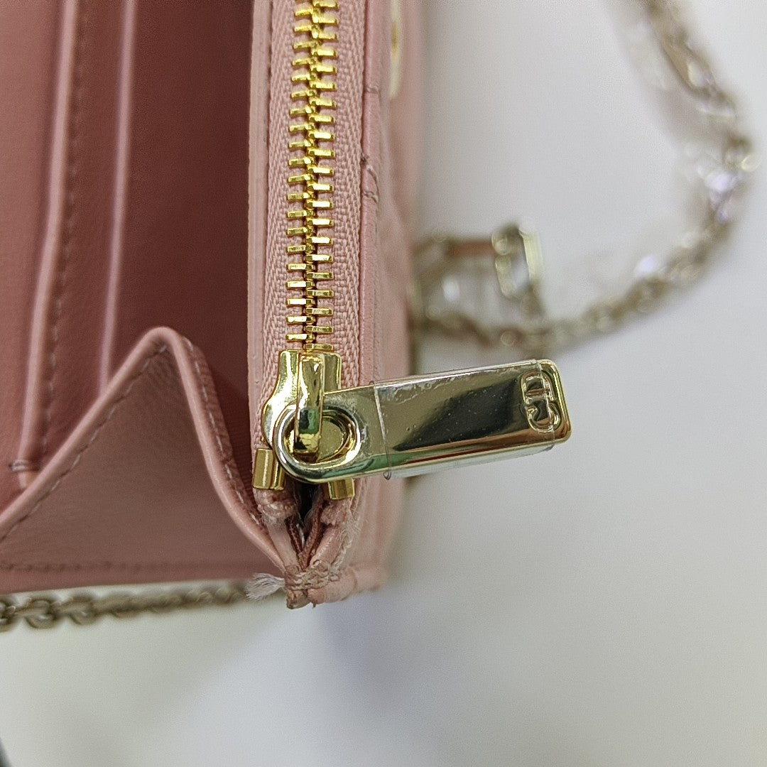 My Dior Small Cannage Lambskin Pink