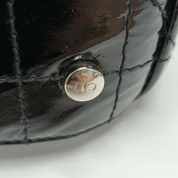 Le Trente Large Cannage Patent Leather Black