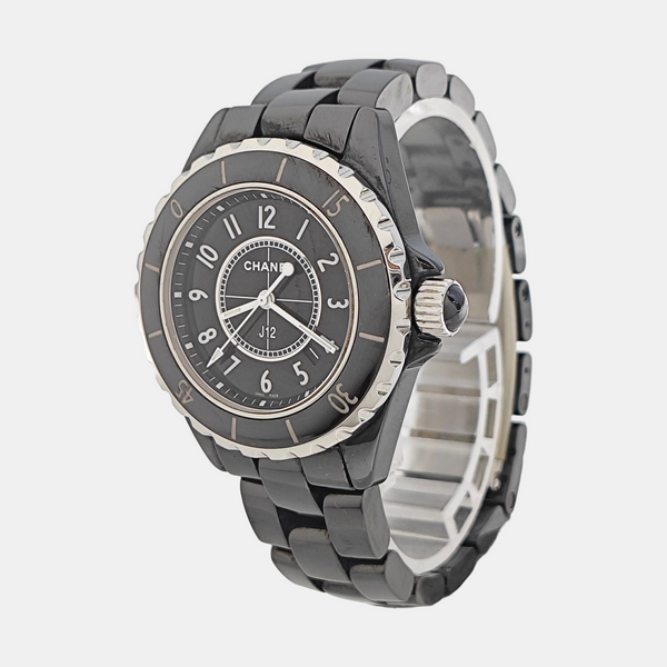 J12 33mm Black Quartz Watch