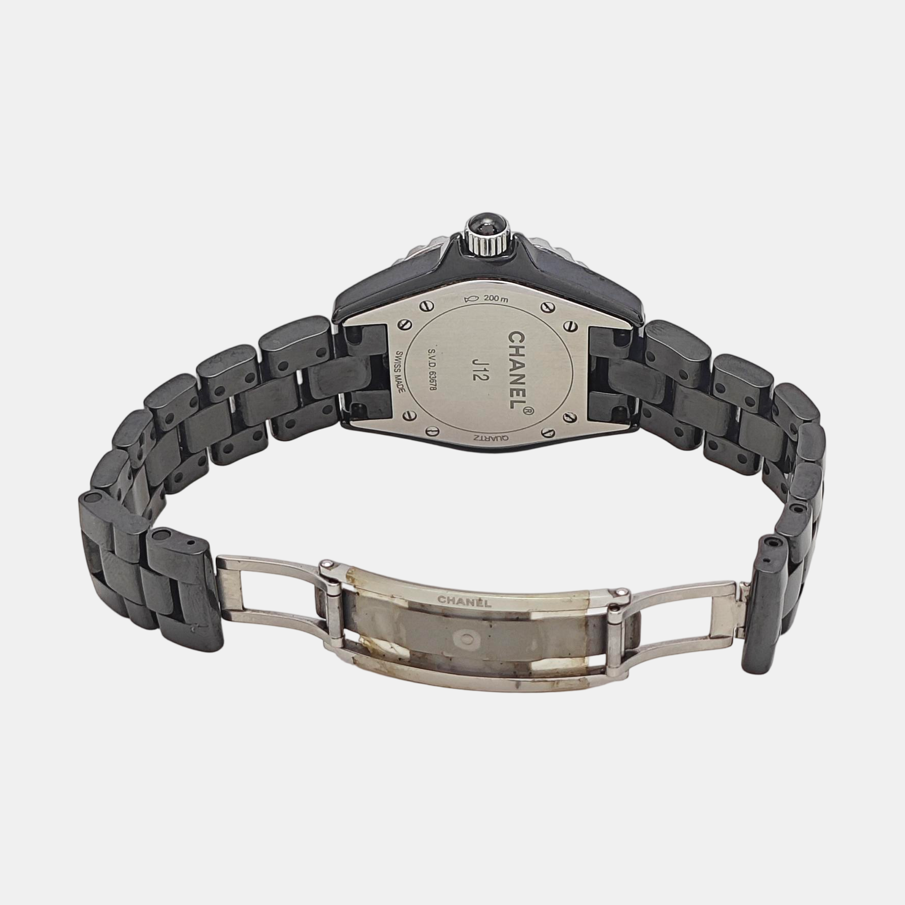 J12 33mm Black Quartz Watch