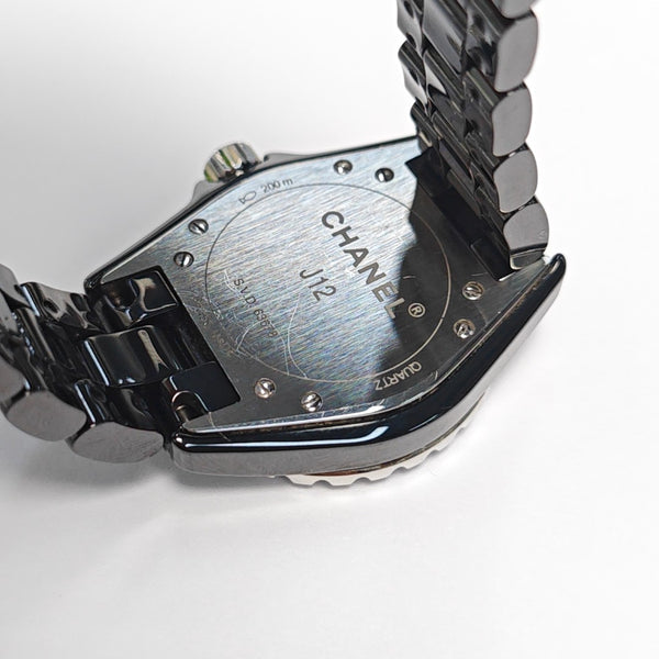 J12 33mm Black Quartz Watch