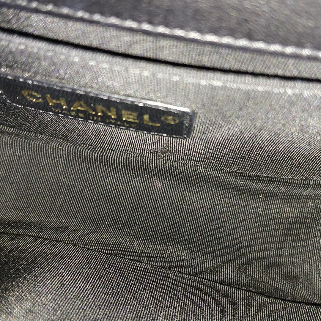 BOY CHANEL Small Quilted Calfskin Blue