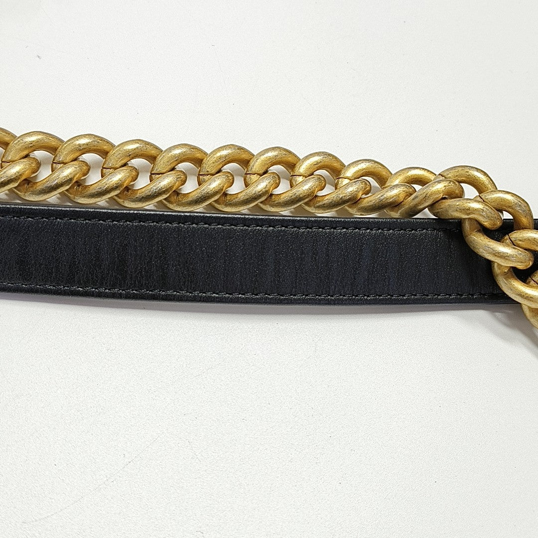 BOY CHANEL Small Quilted Calfskin Blue