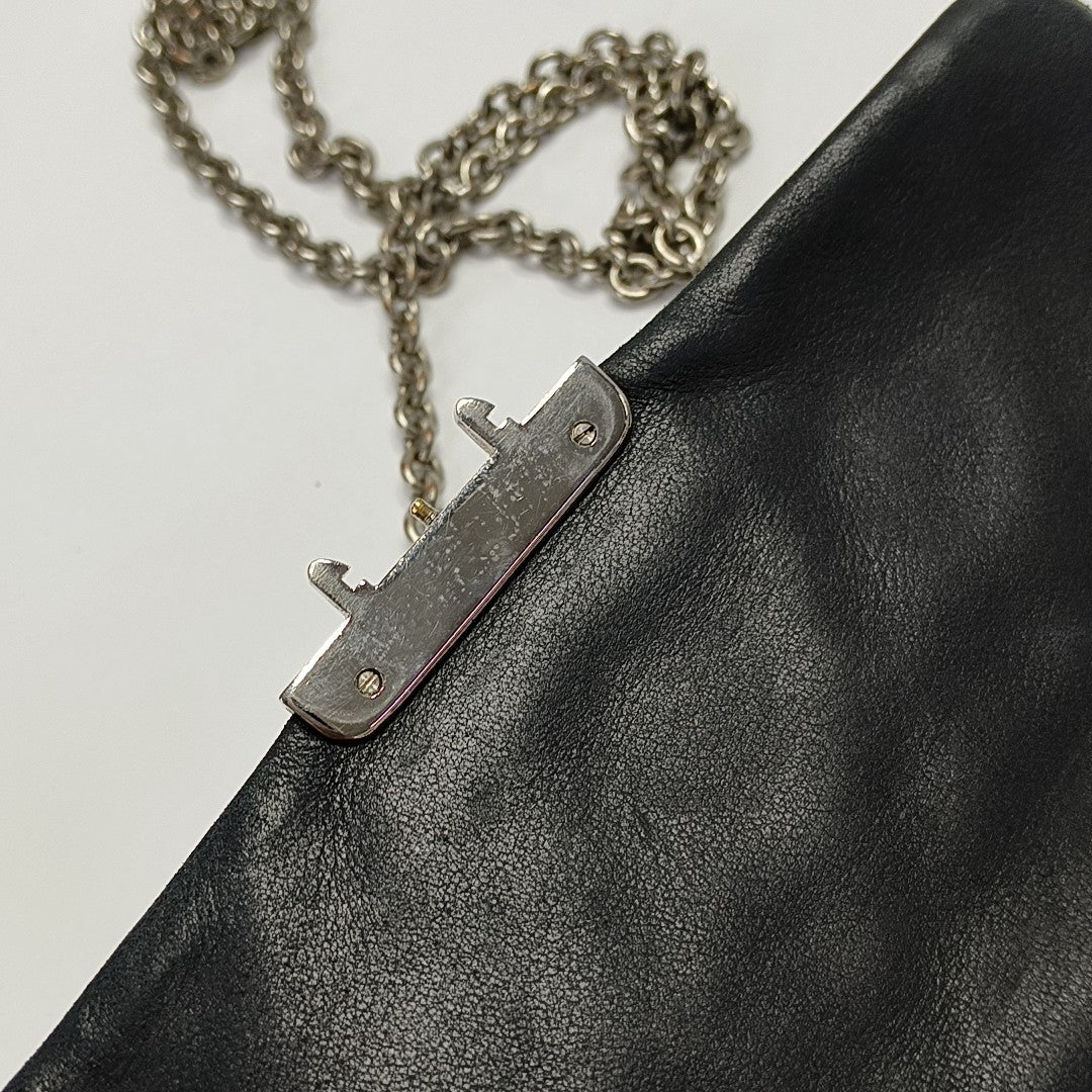 Miss Dior Cannage Patent Leather Black
