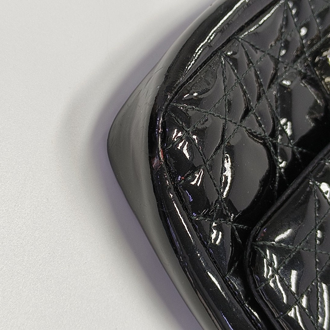 Miss Dior Cannage Patent Leather Black