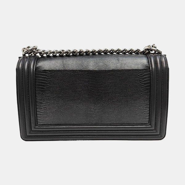 BOY CHANEL Medium Lambskin Black