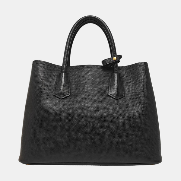 Double Medium Calfskin Black