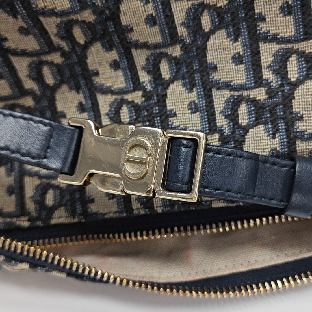 Diortravel Nomad Medium Oblique Canvas Beige
