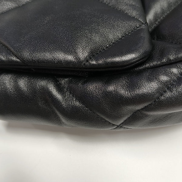 CHANEL 19 Large Quilted Lambskin Black