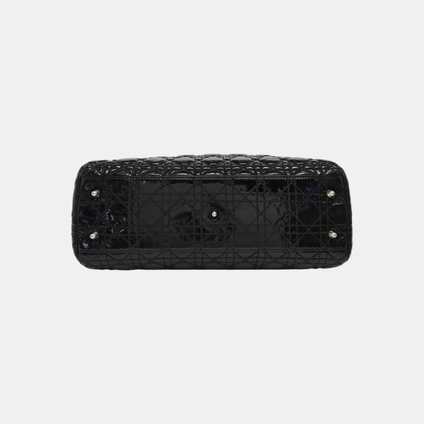 Dior Soft Cannage Patent Leather Black