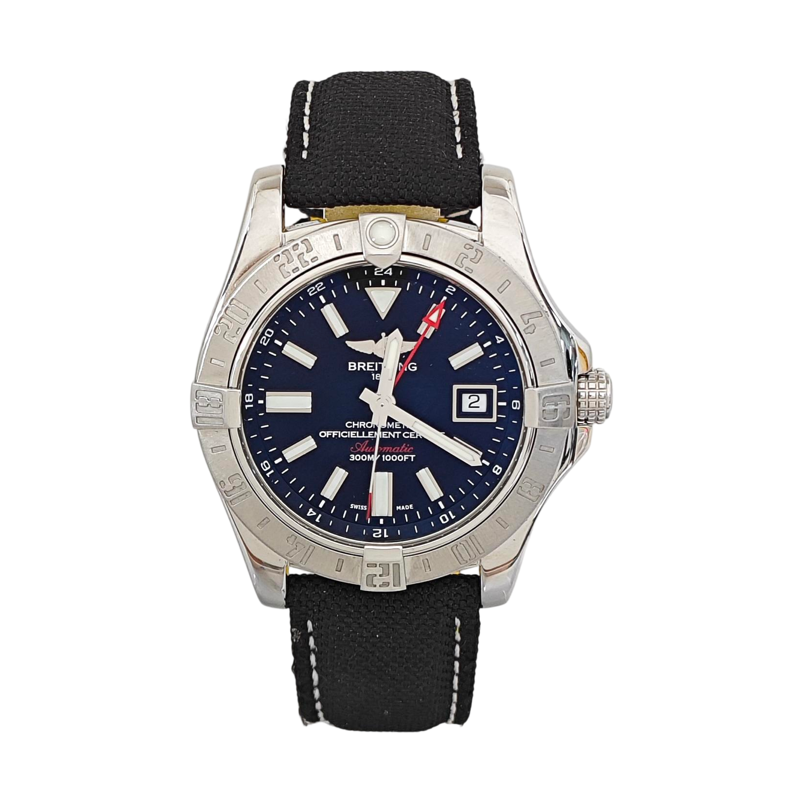 Avenger 43mm Black Automatic Watch