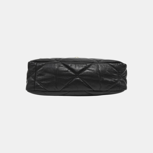 CHANEL 19 Small Quilted Lambskin Black