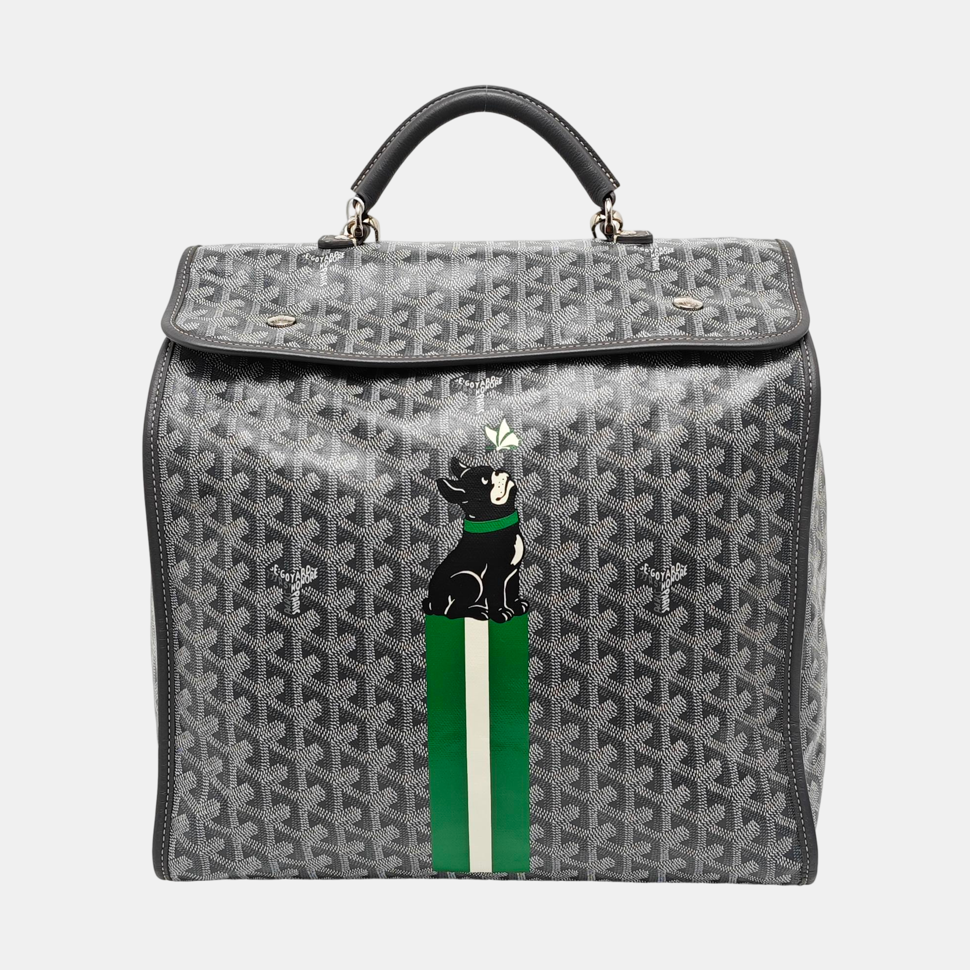 Saint Léger Coated Canvas Gray