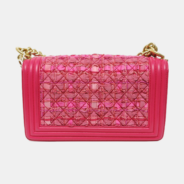 BOY CHANEL Medium Quilted Red