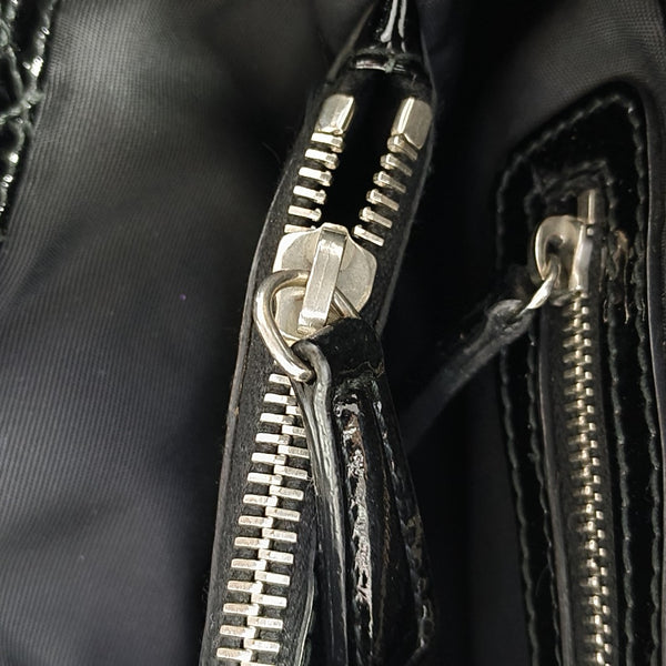Dior Soft Cannage Patent Leather Black