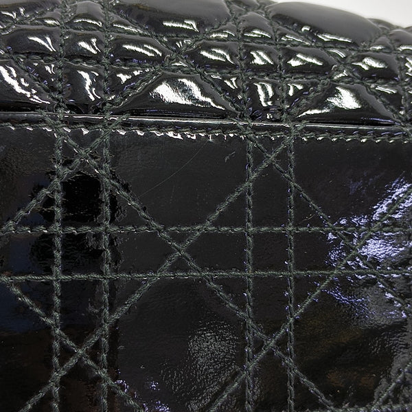 Dior Soft Cannage Patent Leather Black