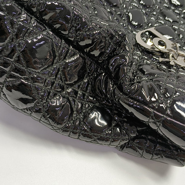 Dior Soft Cannage Patent Leather Black