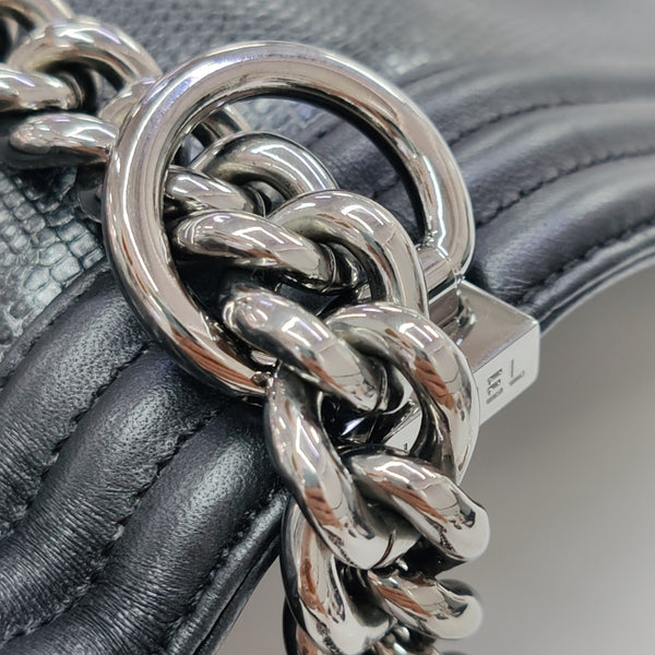 BOY CHANEL Medium Lambskin Black
