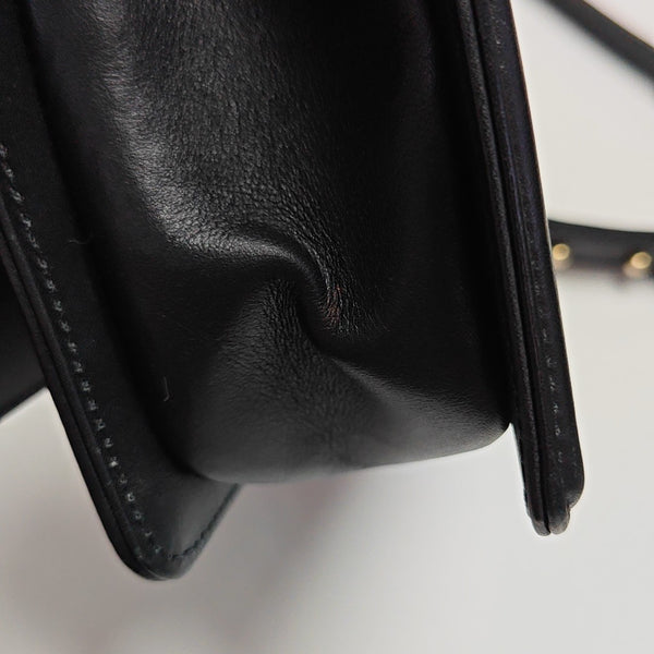 BOY CHANEL Small Quilted Calfskin Black