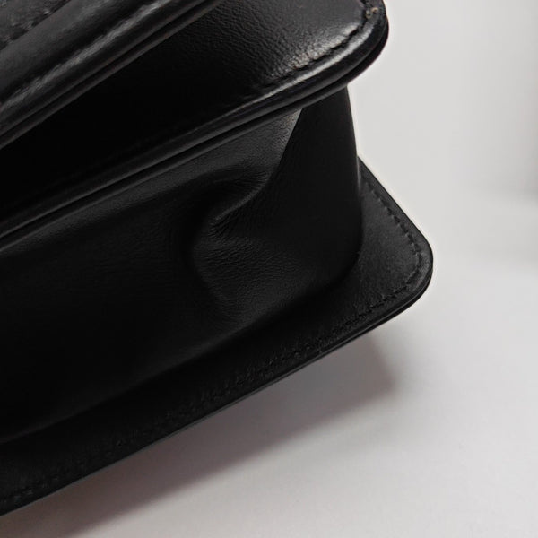 BOY CHANEL Small Quilted Calfskin Black