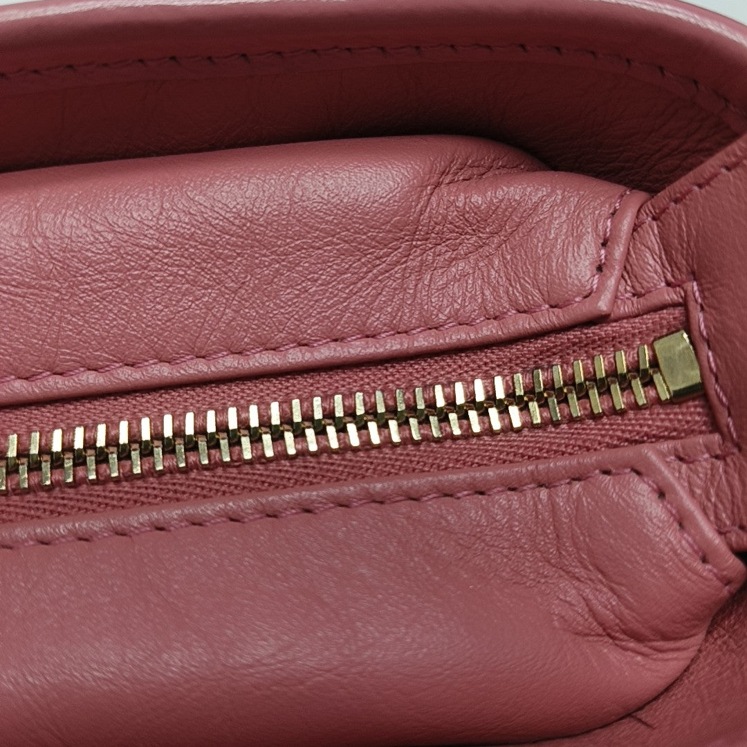 GABRIELLE Large Quilted Calfskin Red