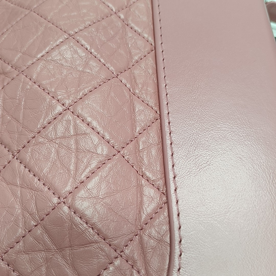 GABRIELLE Large Quilted Calfskin Red