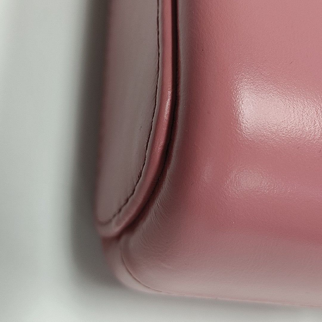 GABRIELLE Large Quilted Calfskin Red