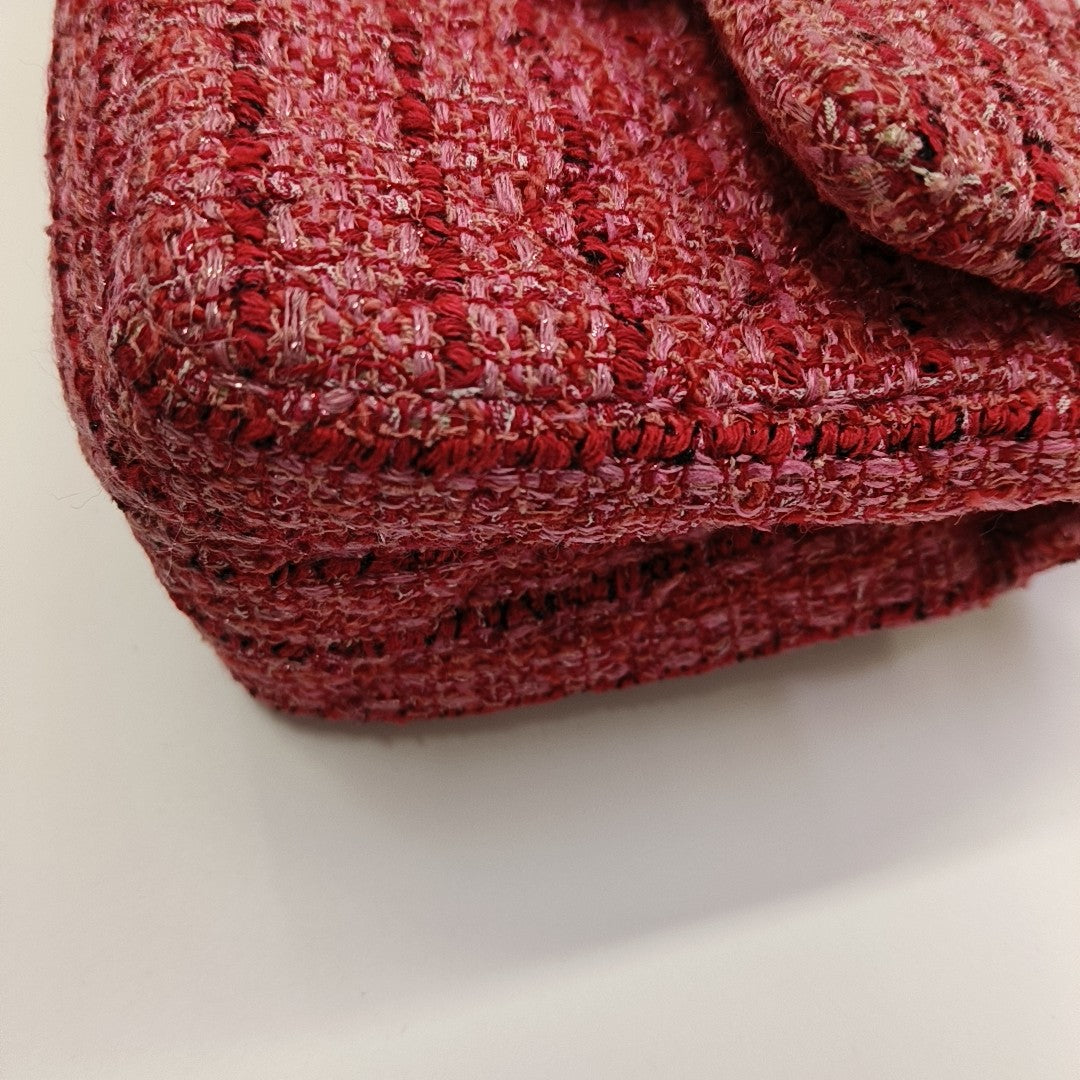 2.55 WOC Quilted Fabric Red