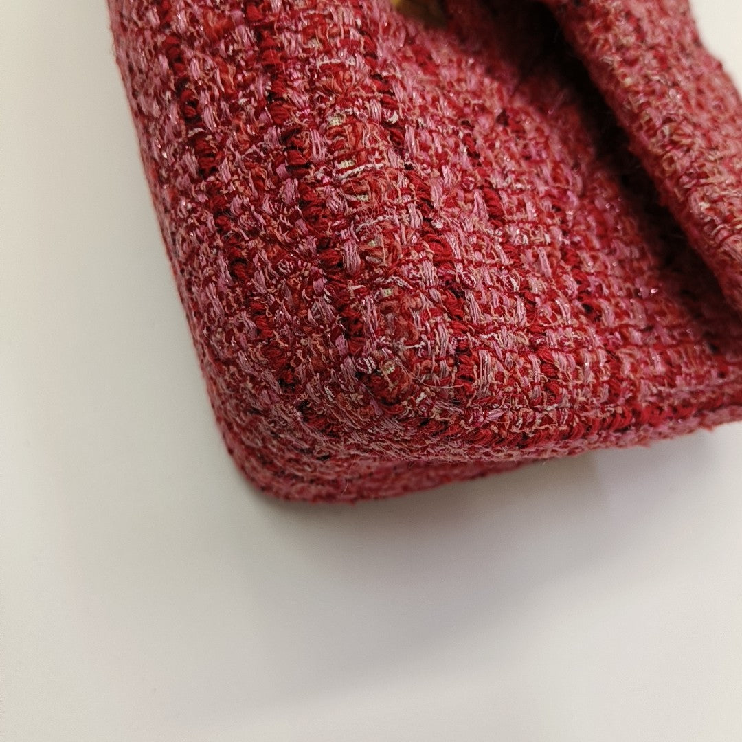 2.55 WOC Quilted Fabric Red