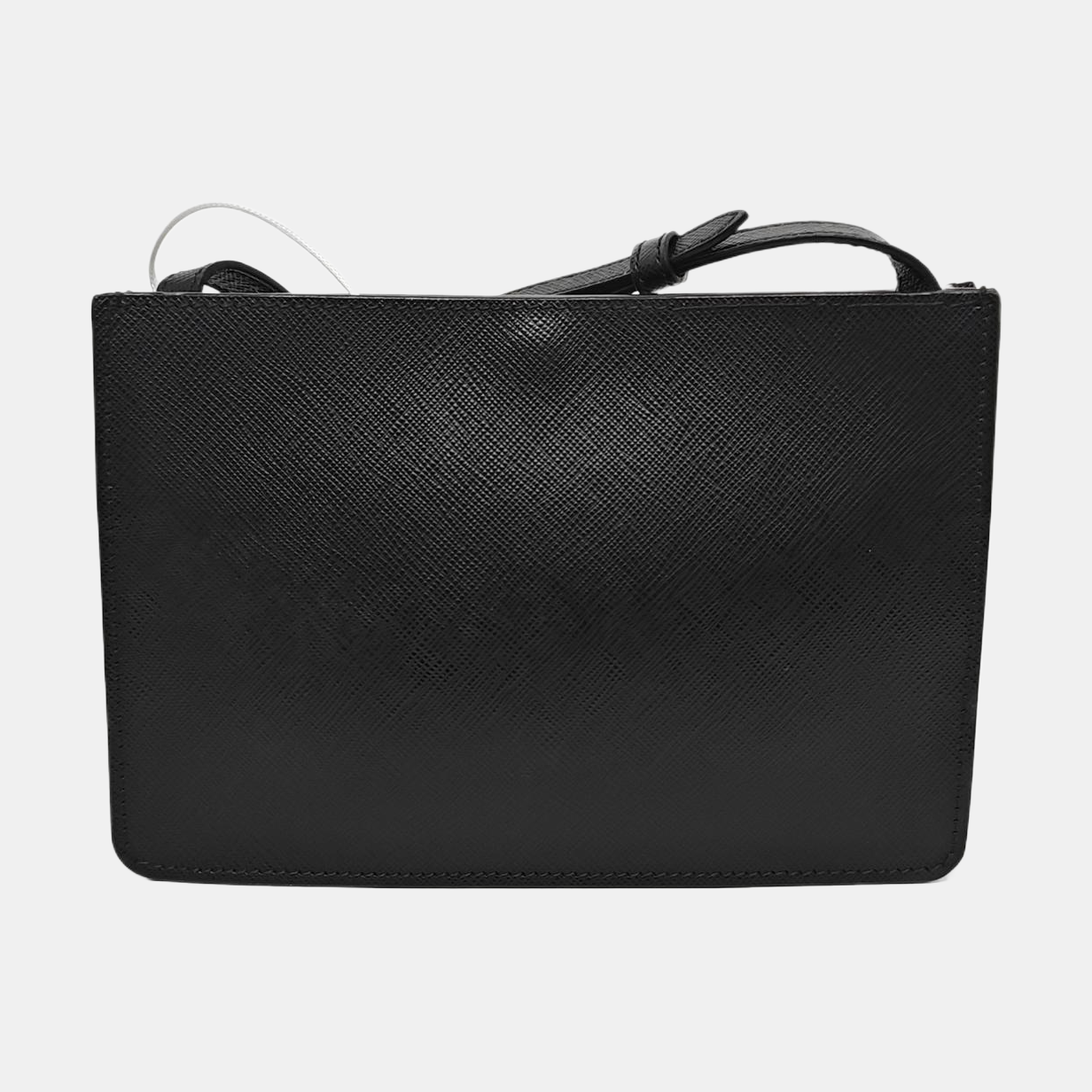 Saffiano Calfskin Shoulder Bag Black